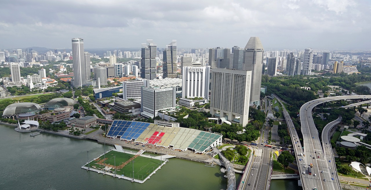Panorama, Singapūras, Dangoraižis, Miestas, Architektūra, Pastatas, Asija, Dangoraižiai, Nemokamos Nuotraukos,  Nemokama Licenzija
