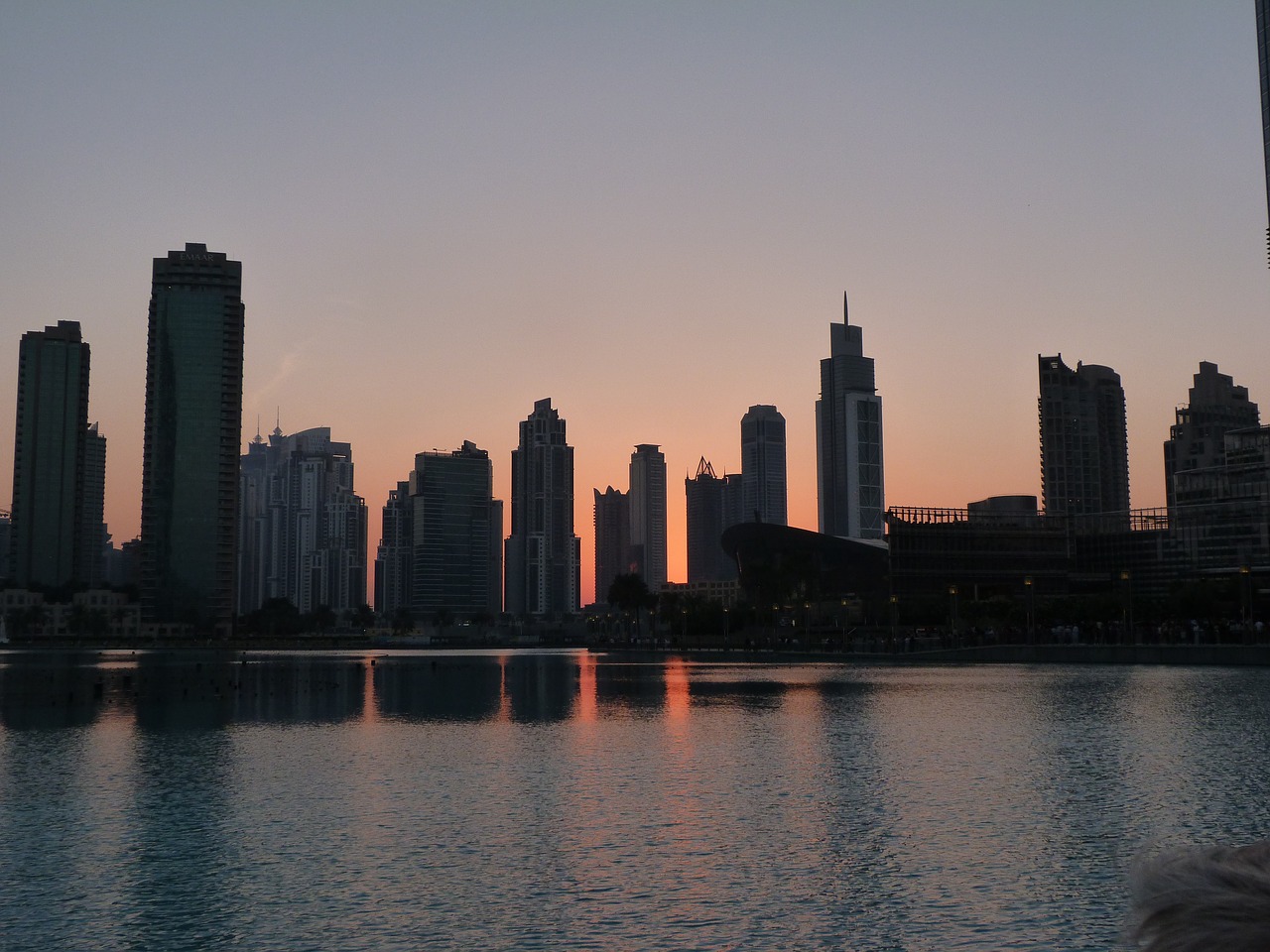 Panorama, Nakties Metu, Miestas, Naktinis Kambarys, Dubai, Dangoraižis, Nemokamos Nuotraukos,  Nemokama Licenzija