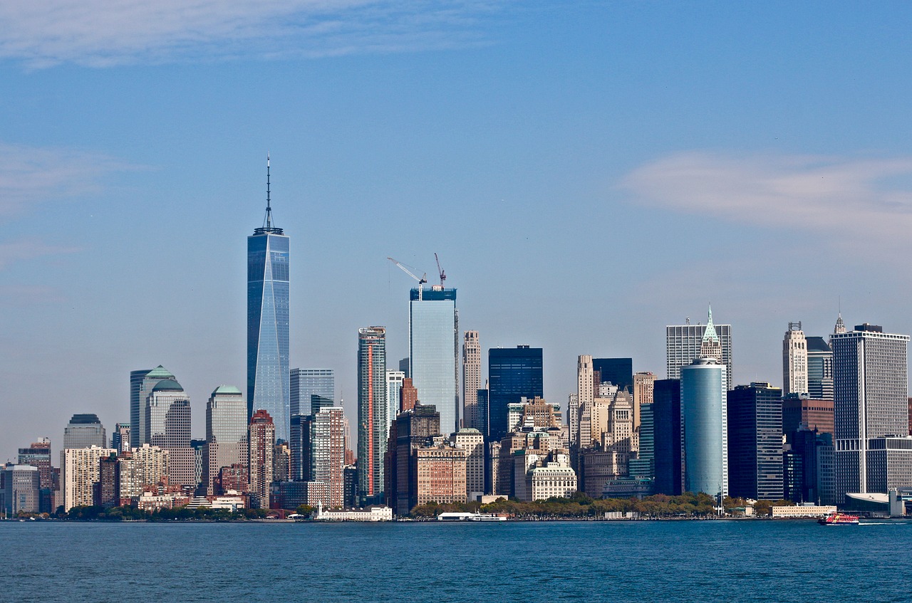 Panorama, Niujorkas, Manhatanas, Nyc, Dangoraižiai, Nemokamos Nuotraukos,  Nemokama Licenzija