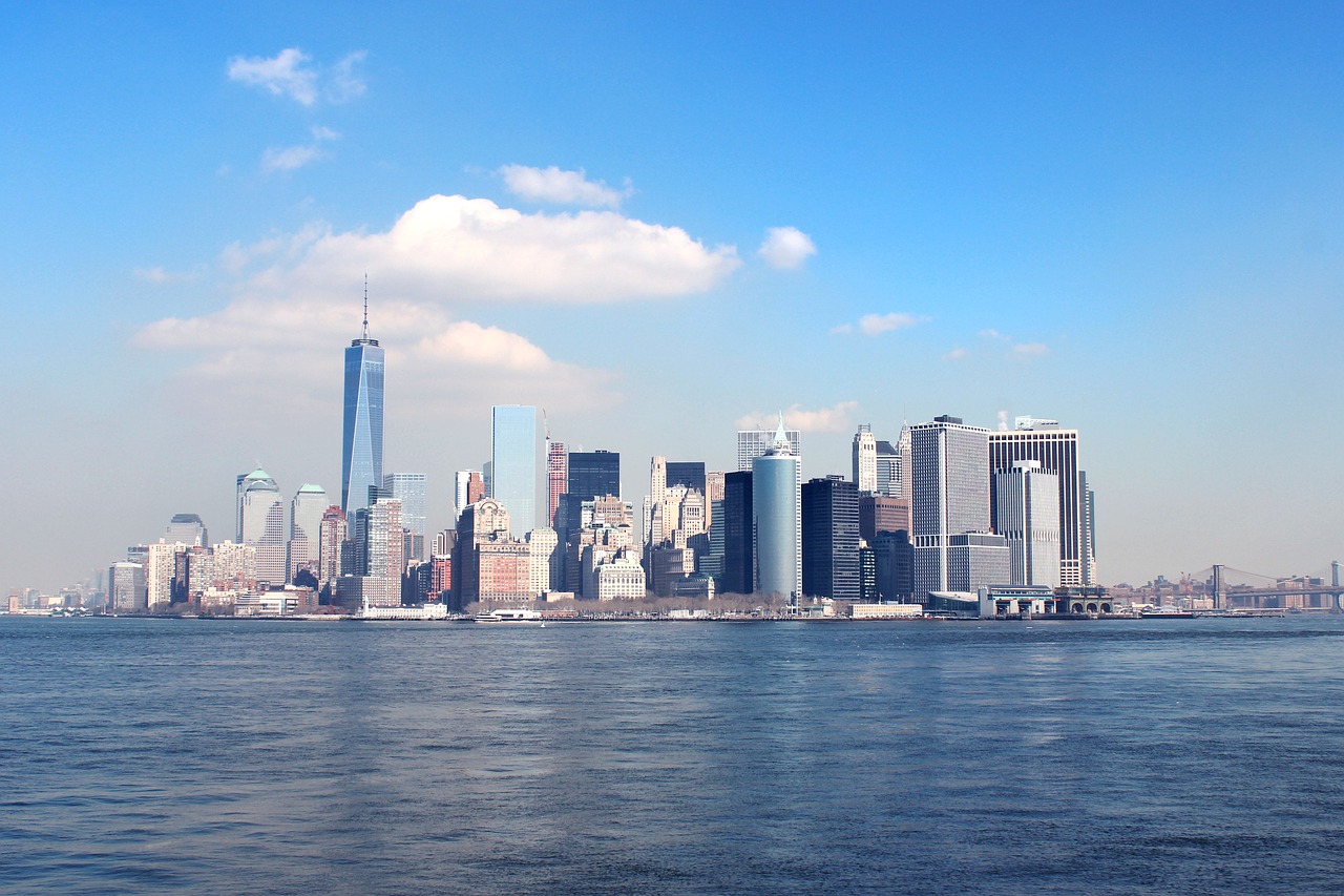 Skyline,  Niujorkas,  Dangoraižis,  Manhattan,  Miestas,  Architektūra,  Statyba,  Amerika,  Metropolis,  Miestovaizdis