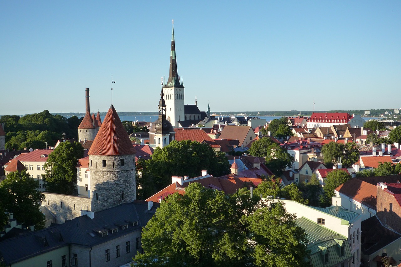 Panorama, Tallinn, Estonia, Baltijos Valstybės, Miestas, Bažnyčia, Pastatas, Nemokamos Nuotraukos,  Nemokama Licenzija
