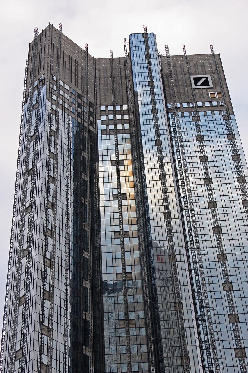 Panorama, Bankas, Frankfurtas Yra Pagrindinė Vokietija, Vokietija, Nemokamos Nuotraukos,  Nemokama Licenzija