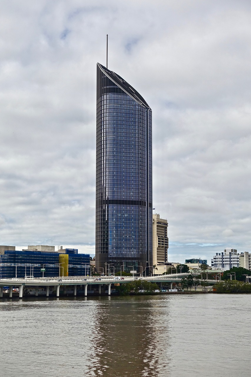 Dangoraižis, Bokštas, Brisbane, Upė, Architektūra, Nemokamos Nuotraukos,  Nemokama Licenzija