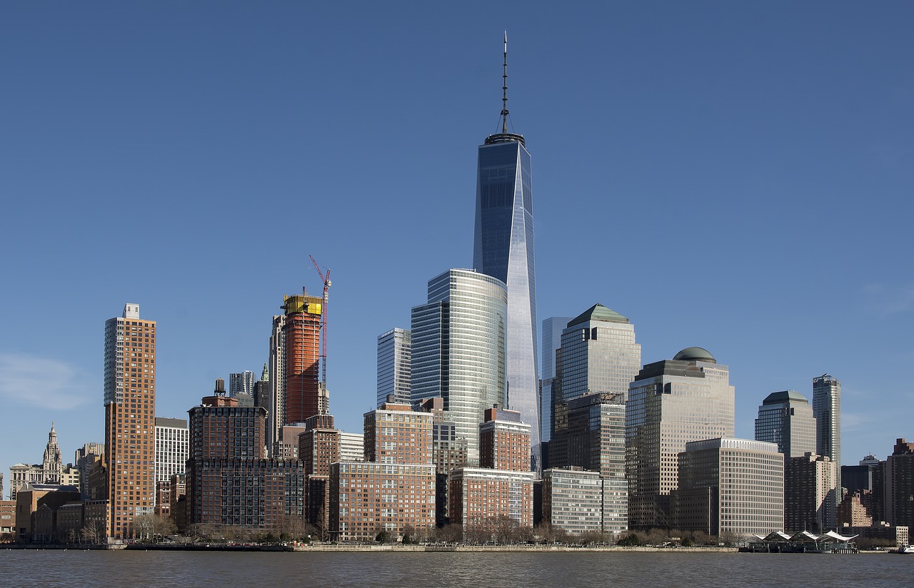 Dangoraižis,  Architektūra,  Miestas,  Panorama,  Miesto Panorama,  Nyc,  Niujorkas,  Manhatanas,  Pasaulinė Prekyba,  Miesto