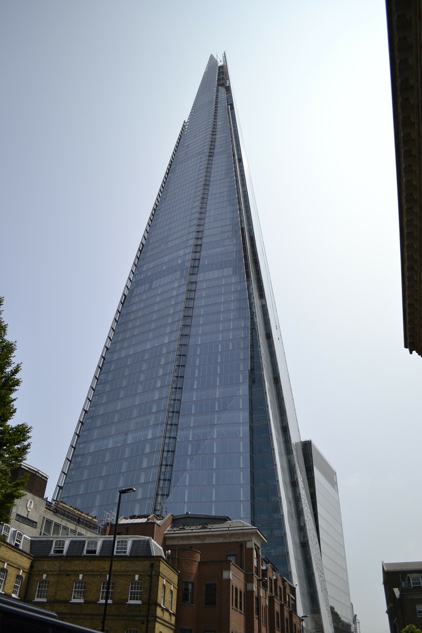 Dangoraižis, Aukštas, Shard, Londonas, Gatvė, Miesto, Britanija, Aukšti Pastatai, Didžiausias, Nemokamos Nuotraukos
