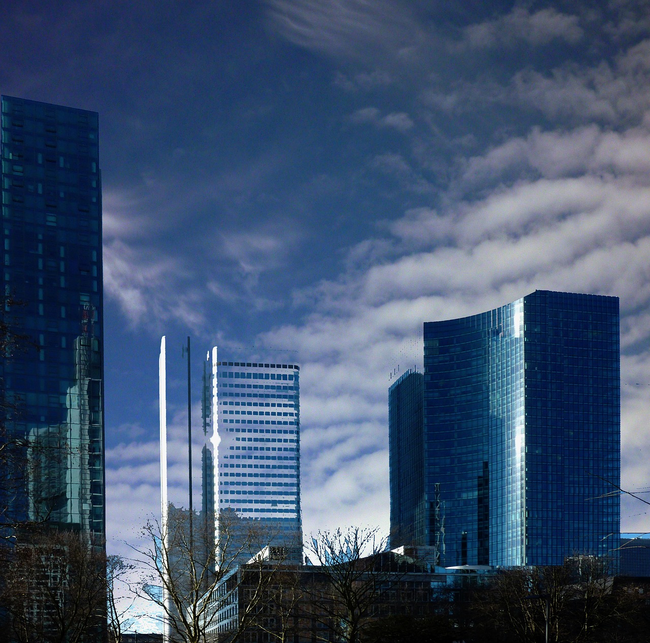 Dangoraižis,  Dangoraižiai,  Statyba,  Frankfurtas,  Architektūra,  Fasadas,  Namas,  Skyline,  Dangus,  Stiklo