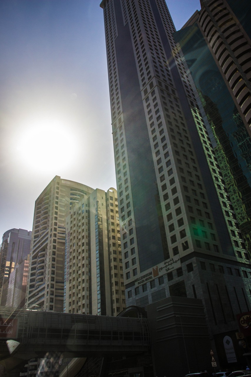 Dangoraižis, Dangoraižiai, Panorama, Dubai, Didelis Miestas, Langas, Stiklas, Fasadas, Nemokamos Nuotraukos,  Nemokama Licenzija