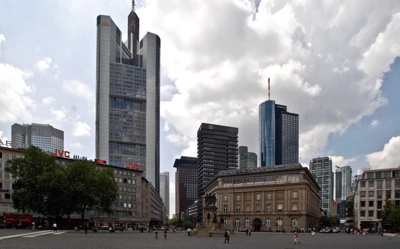 Dangoraižis, Frankfurtas, Miesto Centras, Frankfurtas Yra Pagrindinė Vokietija, Nemokamos Nuotraukos,  Nemokama Licenzija