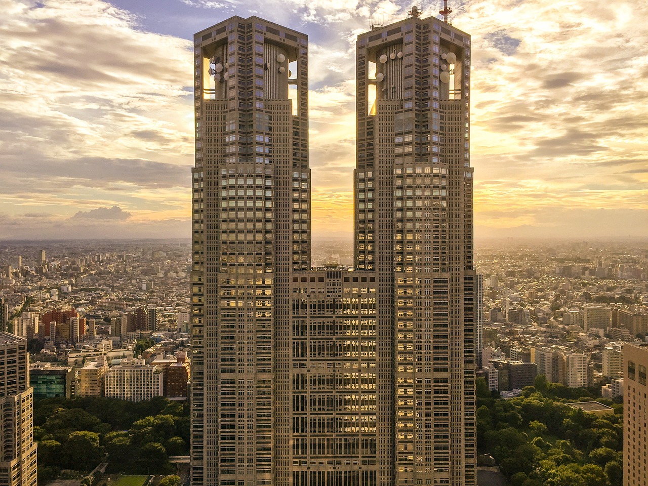 Dangoraižiai, Tokyo, Japonija, Miesto Panorama, Šiuolaikiška, Orientyras, Japanese, Miesto, Miestas, Nemokamos Nuotraukos