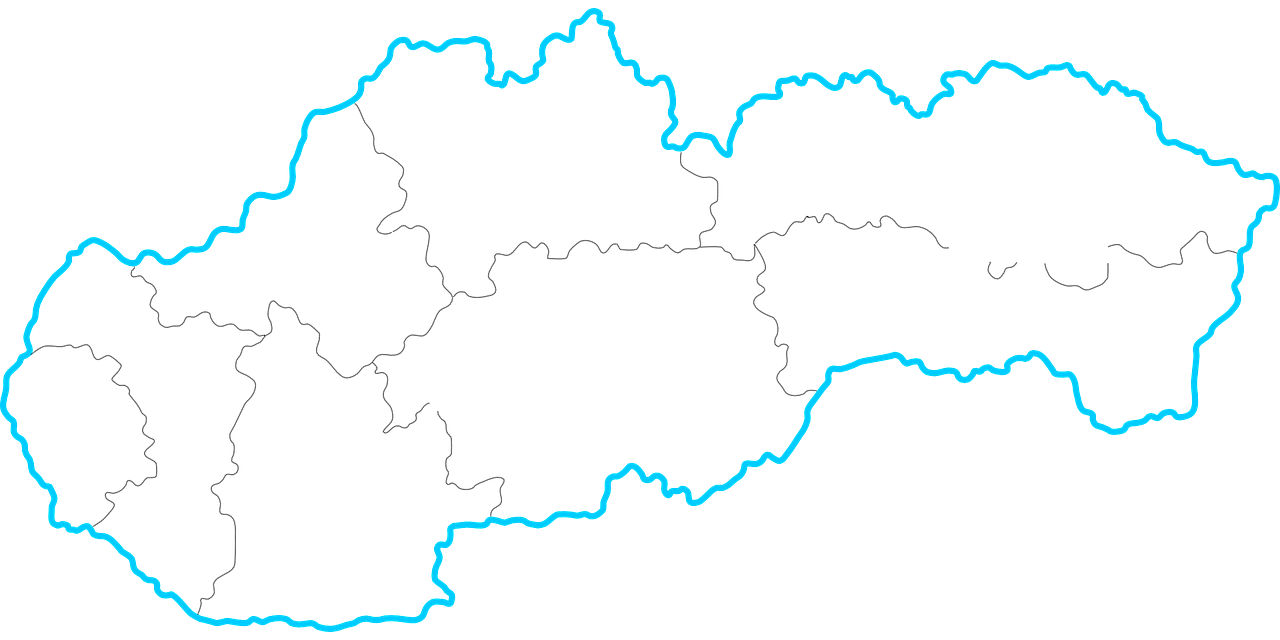 Slovakija, Žemėlapis, Šalis, Nemokama Vektorinė Grafika, Nemokamos Nuotraukos,  Nemokama Licenzija