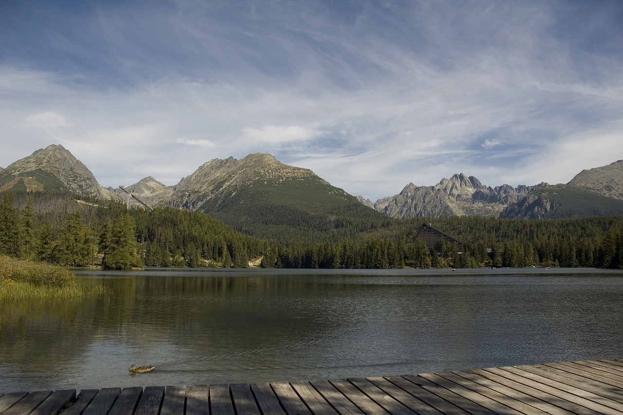 Slovakija, Aukštas Tatras, Kraštovaizdis, Gamta, Kalnai, Vasara, Dangus, Piko, Turizmas, Kelionė