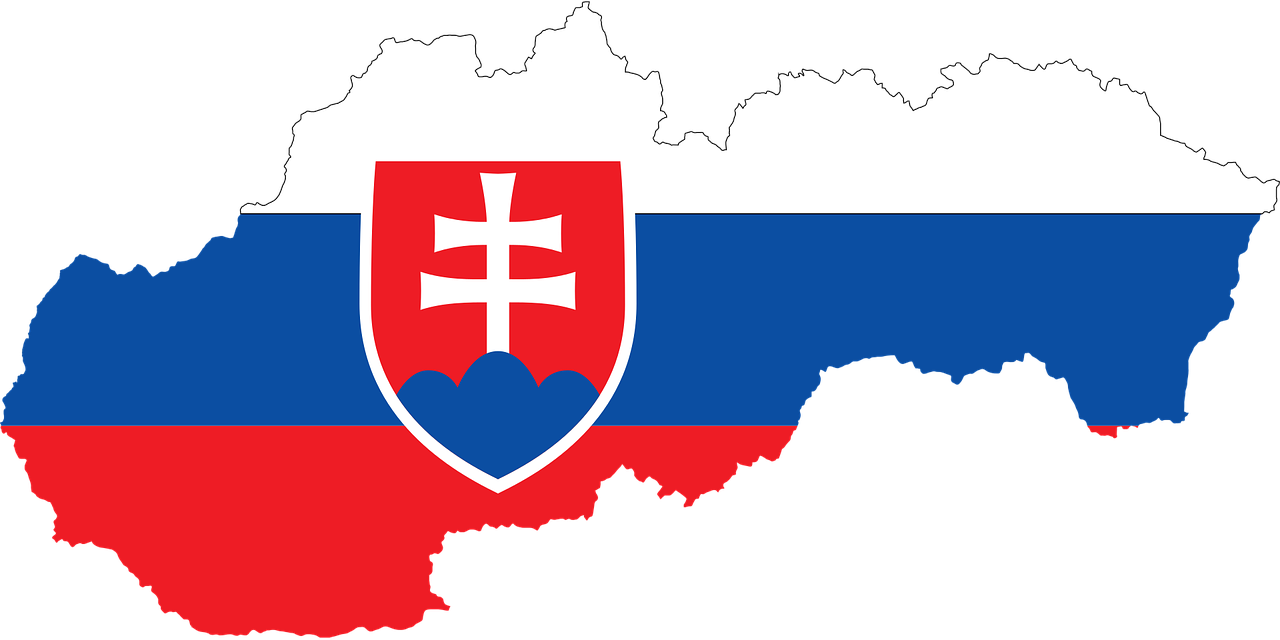Slovakija, Šalis, Europa, Vėliava, Sienos, Žemėlapis, Tauta, Geografija, Kartografija, Svg