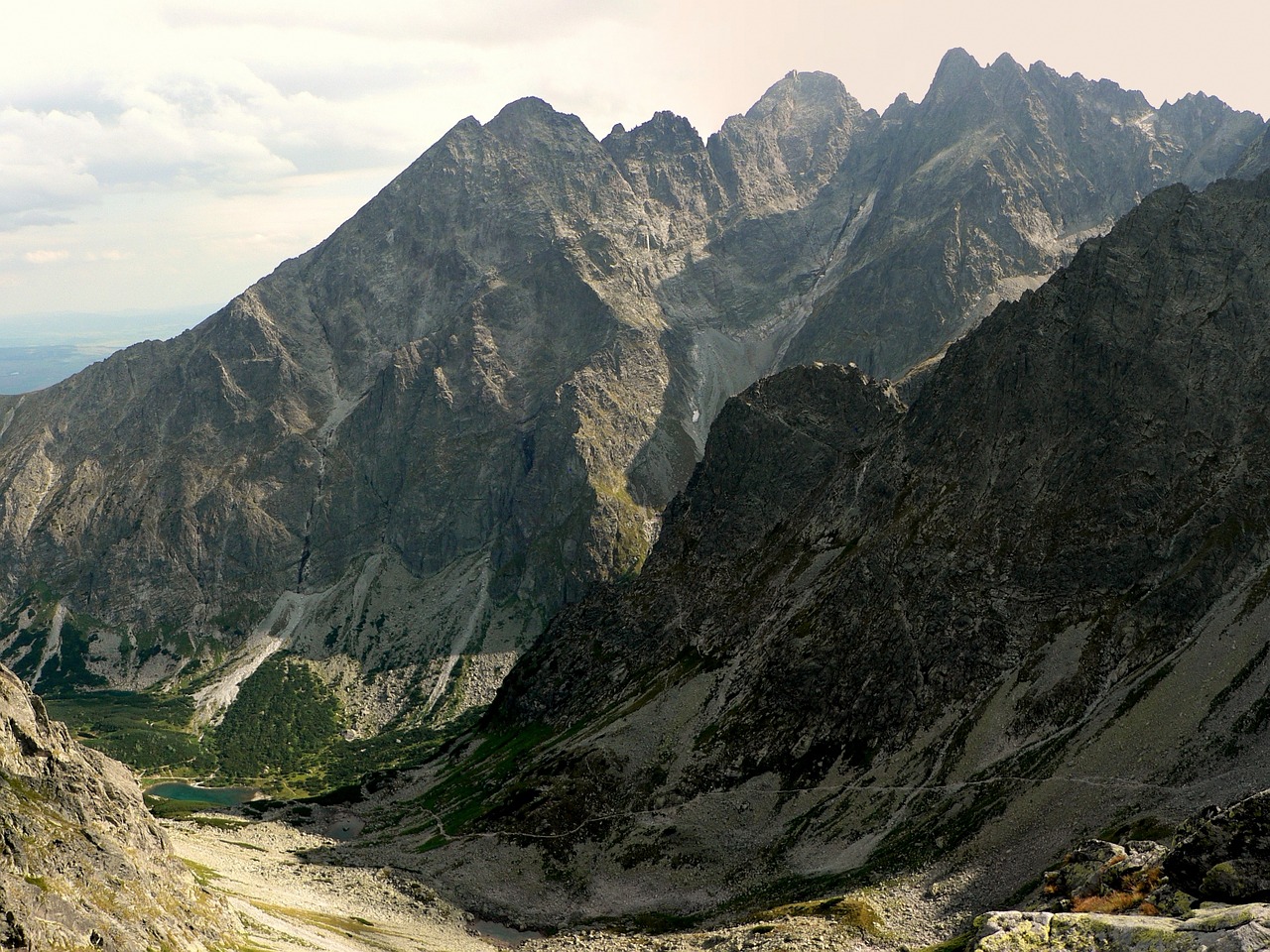 Slovakija, Vysoké Tatry, Kalnai, Žalia Kalnų Ežeras, Lomnicky Smailė, Kežmarský Skydas, Didžiuotis Skydas, Aukštas Tatras, Nemokamos Nuotraukos,  Nemokama Licenzija