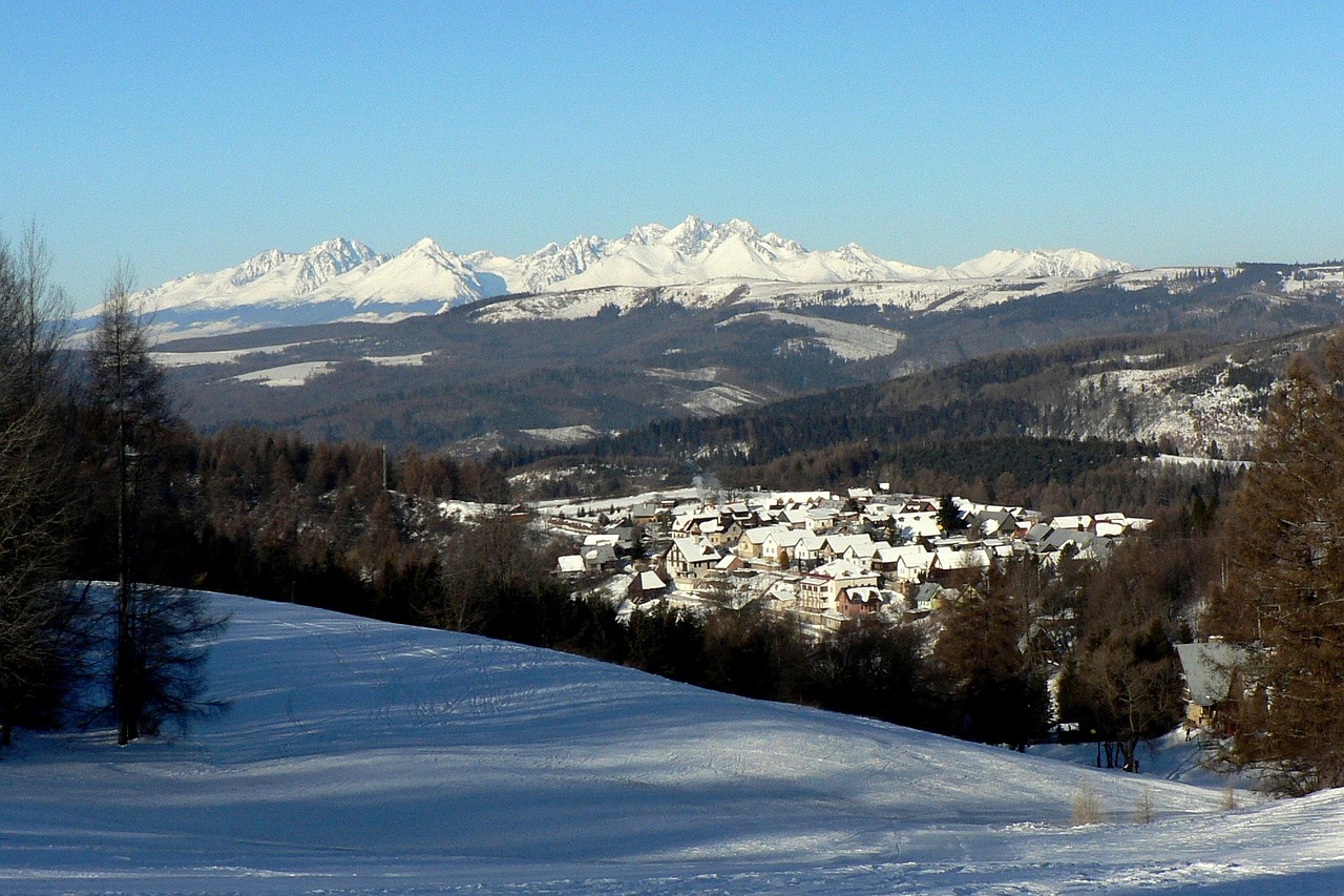 Slovakija, Vysoké Tatry, Žiema, Šalis, Kalnai, Sniegas, Aukštas Tatras, Nemokamos Nuotraukos,  Nemokama Licenzija