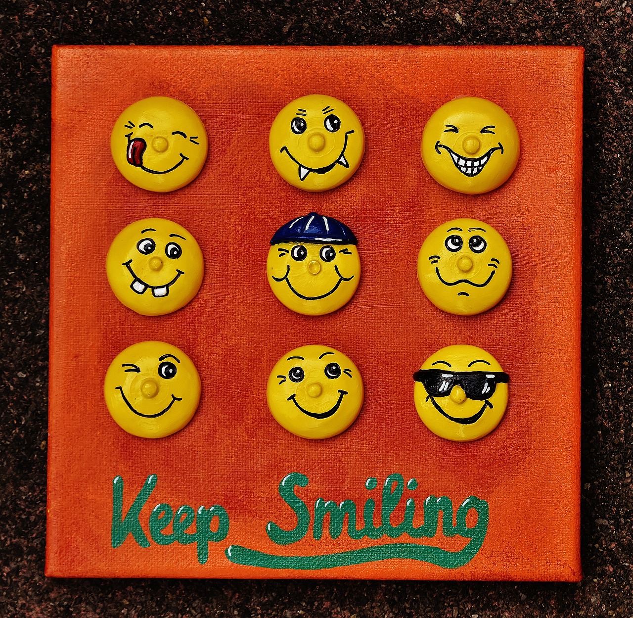 Smiley, Juoktis, Rankų Darbas, Naminis, Juokinga, Šypsenėlė, Šypsenėlės, Geltona, Įvairios, Džiaugsmas