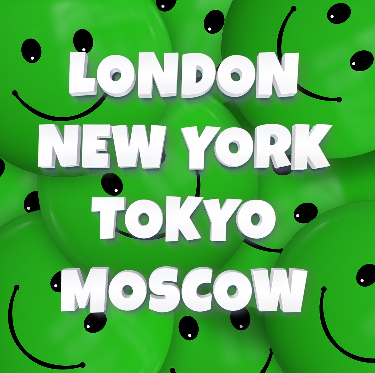 Smiley, Šypsena, Londonas, Niujorkas, Tokyo, Moscow, Nemokamos Nuotraukos,  Nemokama Licenzija
