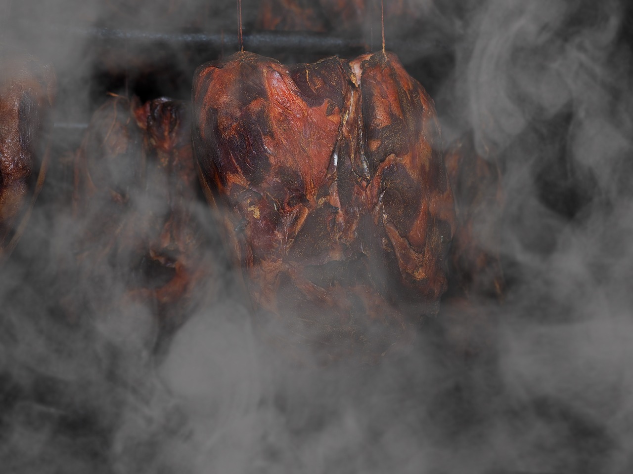 Rūkyta Mėsa,  Kumpis,  Rūkytas Kumpis,  Dūmai,  Valgyti,  Maistas,  Mėsa,  Rūkyta,  Bacon,  Mėsingas