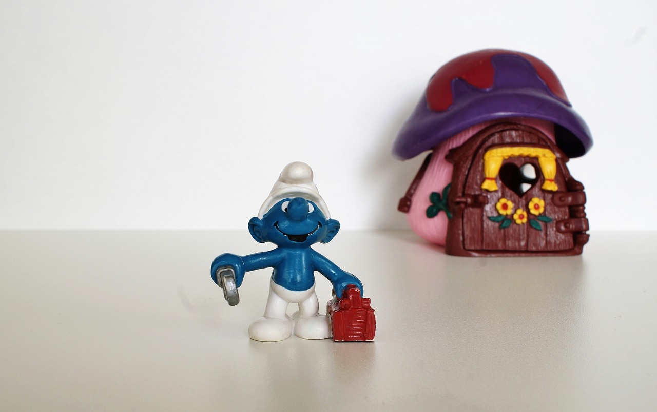 Smurf, Smurfas, Figūra, Žaislai, Apdaila, Surinkti, Mėlynas, Nemokamos Nuotraukos,  Nemokama Licenzija