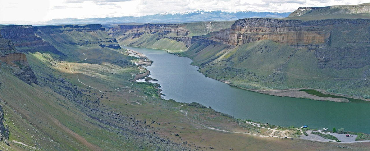 Gyvatės Upė, Panorama, Kraštovaizdis, Vaizdingas, Ramus, Lenkti, Nacionalinis Parkas, Idaho, Kalnai, Diapazonas
