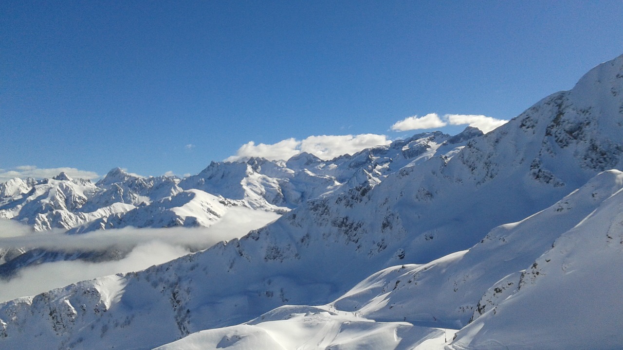 Sniegas, Kalnas, Žiema, Slidinėjimas, Kraštovaizdis, Pyrénées, Nemokamos Nuotraukos,  Nemokama Licenzija