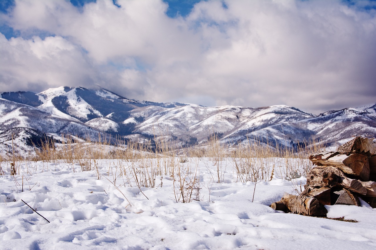 Sniegas, Kalnai, Utah, Kraštovaizdis, Vaizdingas, Alpių, Peizažas, Žiema, Gamta, Lauke