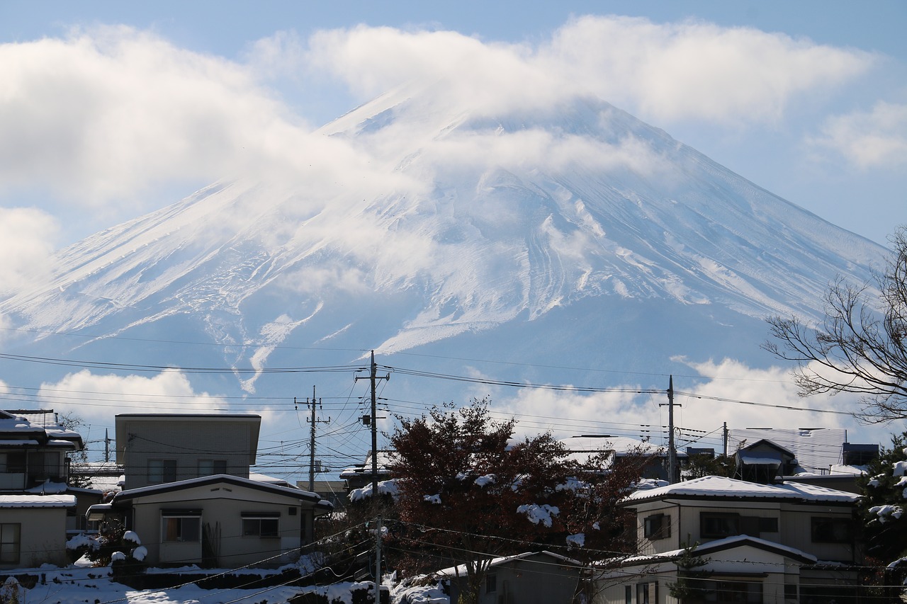 Sniegas, Japonija, Mt, Nemokamos Nuotraukos,  Nemokama Licenzija