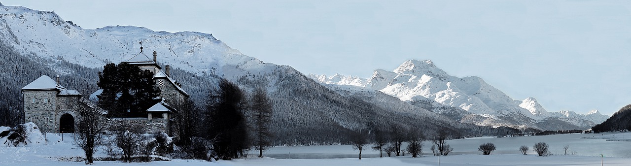 Sniegas, Panorama, Panoraminis Vaizdas, Gamta, Žiema, Kalnas, Kraštovaizdis, Šaltas, Vandenys, Ežeras