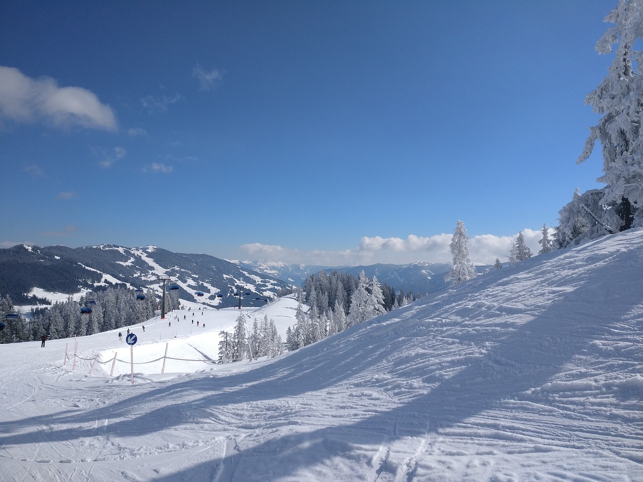 Sniegas,  Žiema,  Slidinėjimas,  Austria,  Saalbach,  Hinterglemm,  Šlaitai,  Kalnai,  Žiemos Peizažas,  Žiemos Sportas