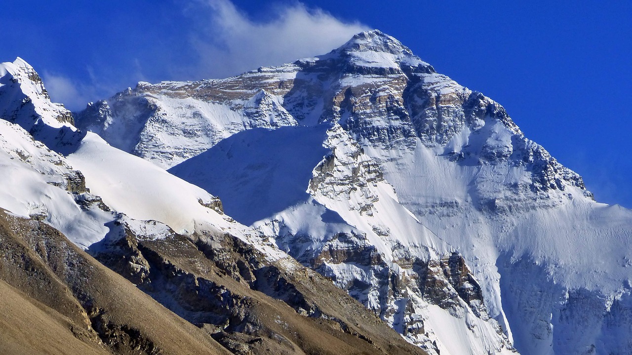 Sniegas,  Kalnas,  Žiema,  Kalnų Viršūnių Susitikimas,  Ledas,  Everestas,  Tibetas,  Turizmas,  Be Honoraro Mokesčio, Nemokamos Nuotraukos