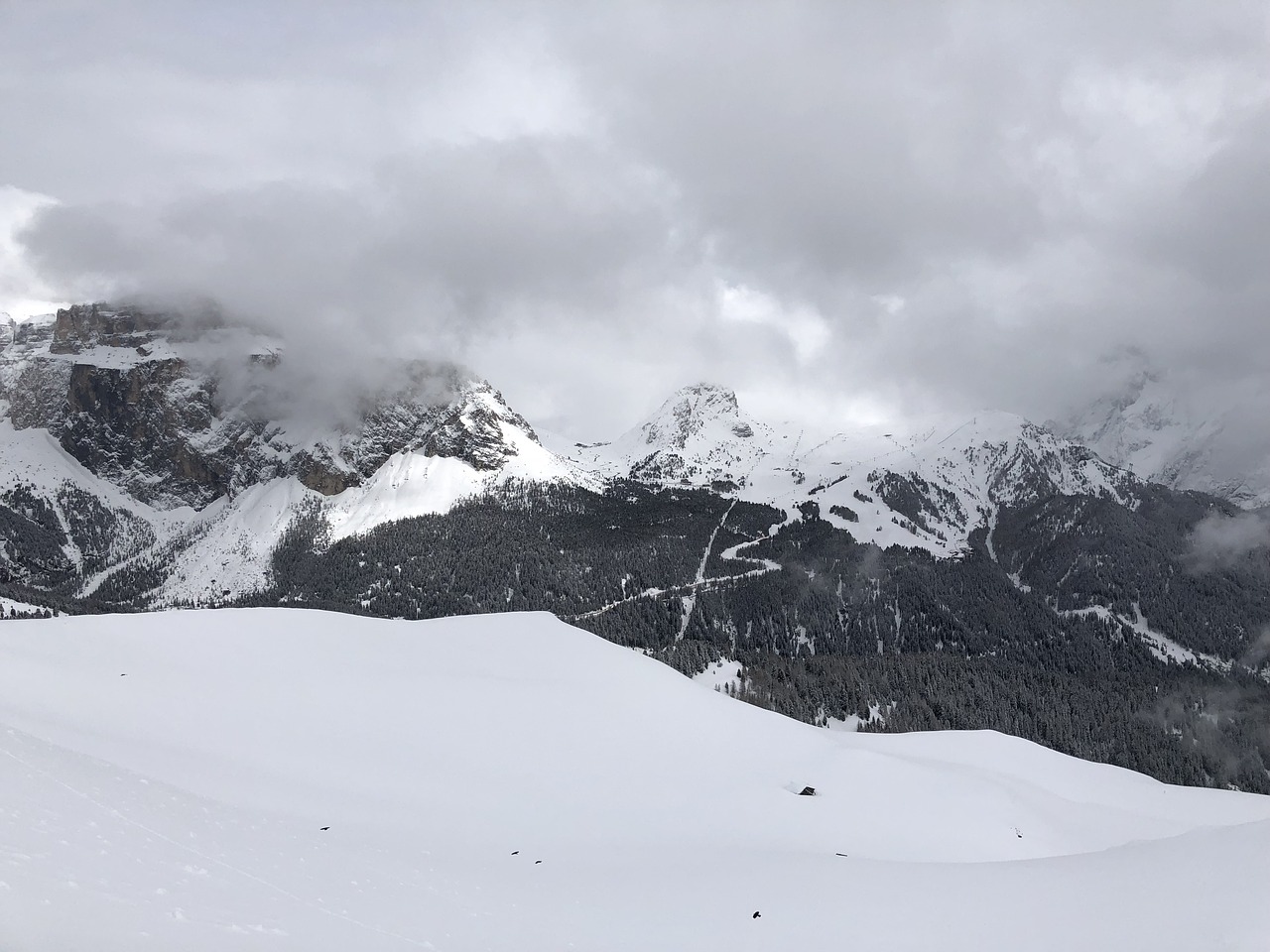 Sniegas,  Kalnų,  Žiemos,  Panoraminis,  Šalto,  Italija,  Sellaronda, Nemokamos Nuotraukos,  Nemokama Licenzija