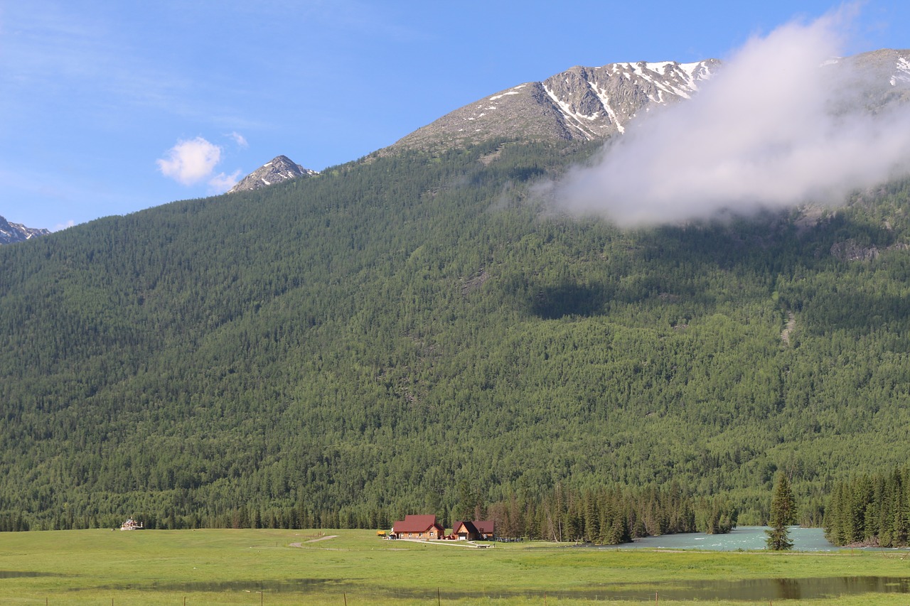 Sniego Kalnas, Prairie, Kraštovaizdis, Xinjiang, Nemokamos Nuotraukos,  Nemokama Licenzija