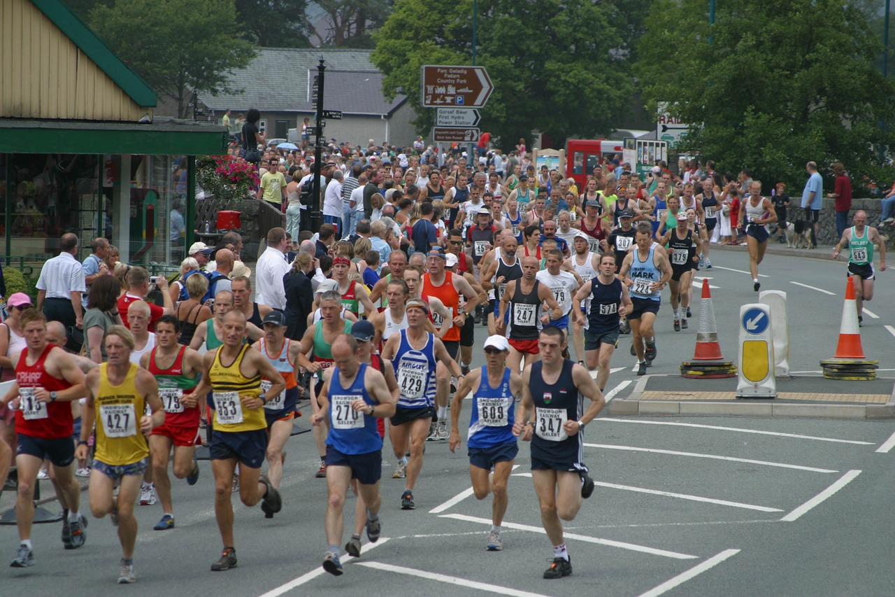 Maratonas, Lenktynės, Velso, Llanberis, Kalnas, Snowdon, 2015 M., Nemokamos Nuotraukos,  Nemokama Licenzija