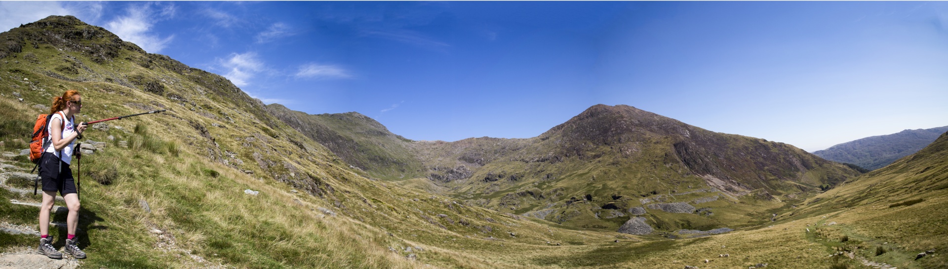 Snieguotė,  Slėnis,  Valų Kalba,  Kalnai,  Snowdon,  Traukinys,  Uk,  Lauke,  Kiauras,  Kalnas