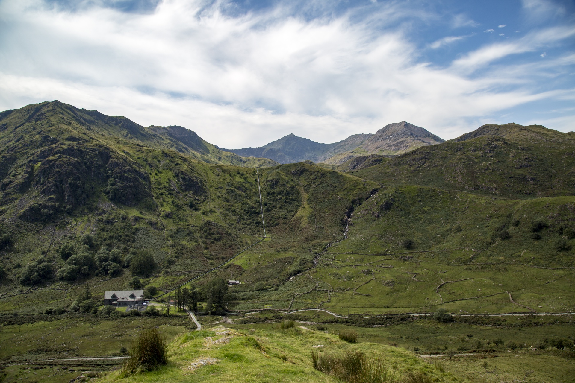 Snieguotė,  Slėnis,  Valų Kalba,  Kalnai,  Snowdon,  Uk,  Lauke,  Kiauras,  Kalnas,  Natūralus