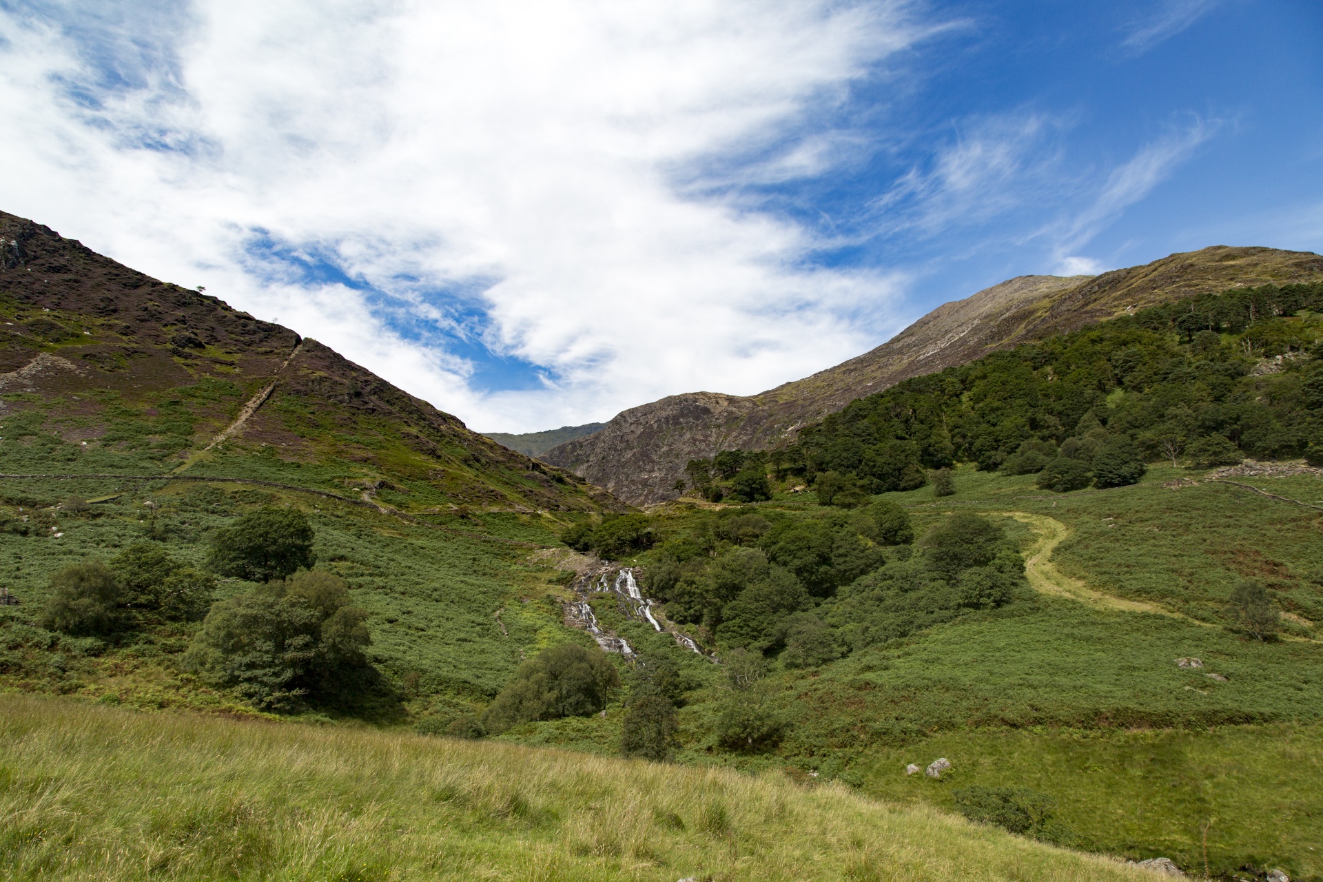 Snieguotė,  Slėnis,  Valų Kalba,  Kalnai,  Snowdon,  Uk,  Lauke,  Kiauras,  Kalnas,  Natūralus