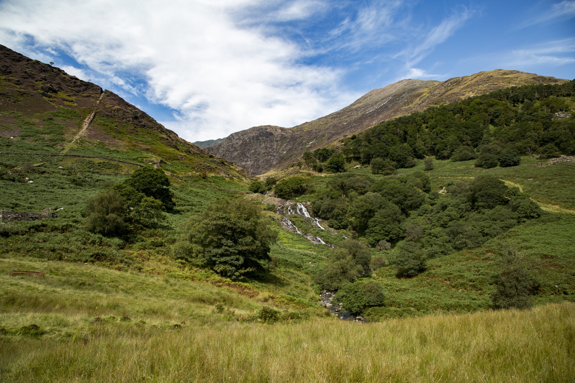 Snieguotė,  Slėnis,  Valų Kalba,  Kalnai,  Snowdon,  Uk,  Lauke,  Kiauras,  Kalnas,  Natūralus