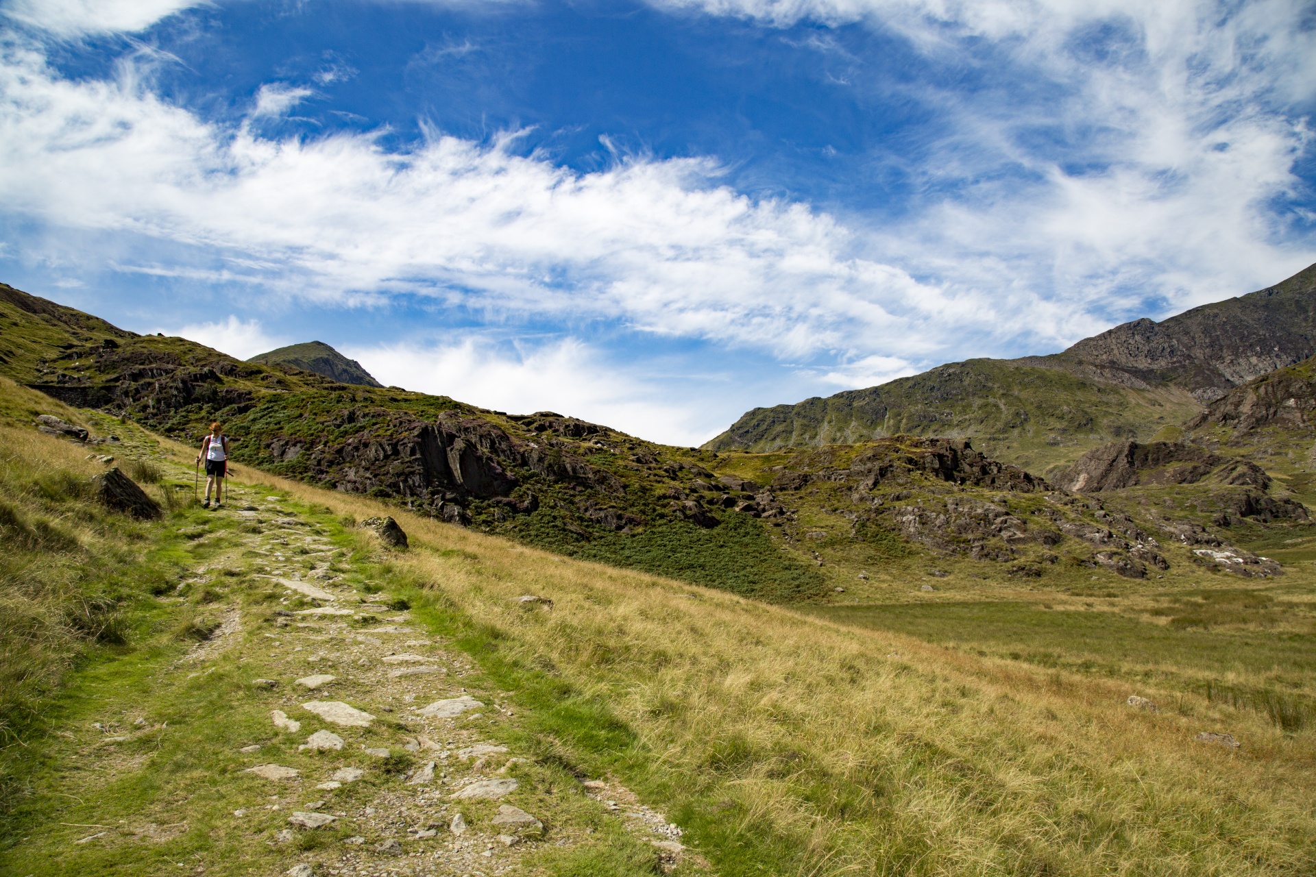 Snieguotė,  Slėnis,  Valų Kalba,  Kalnai,  Snowdon,  Uk,  Lauke,  Kiauras,  Kalnas,  Natūralus