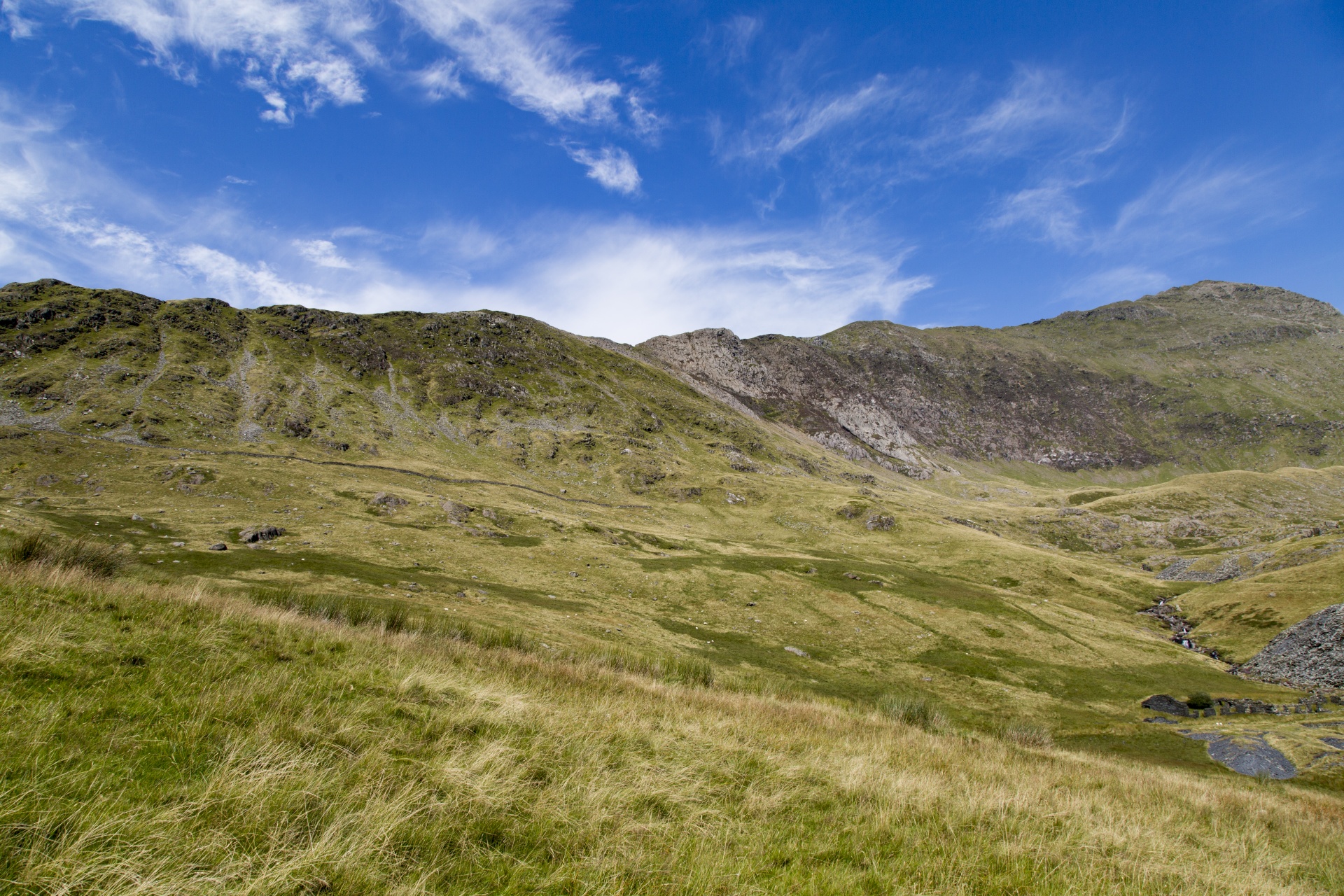 Snieguotė,  Slėnis,  Valų Kalba,  Kalnai,  Snowdon,  Uk,  Lauke,  Kiauras,  Kalnas,  Natūralus