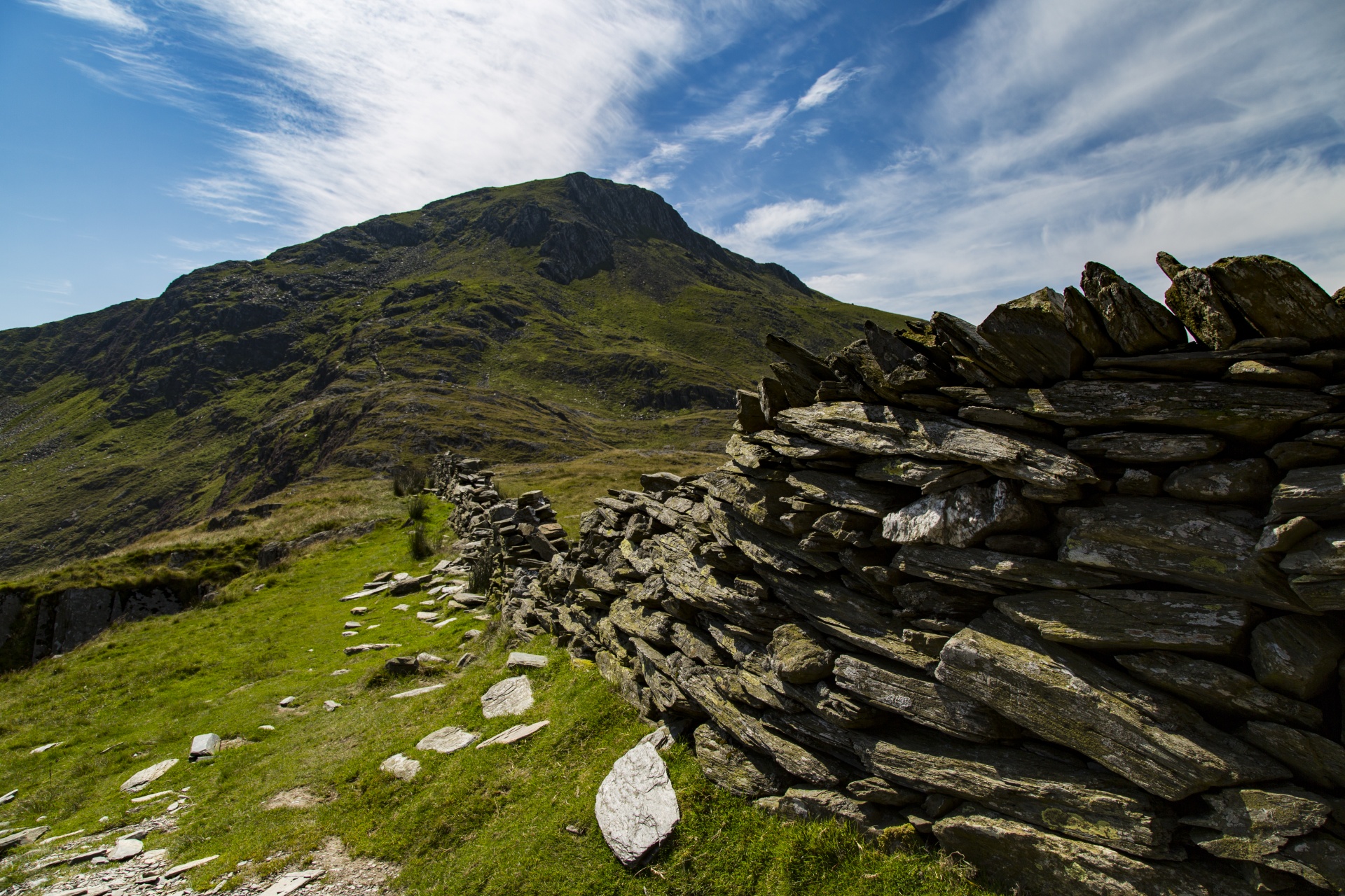 Snieguotė,  Slėnis,  Valų Kalba,  Kalnai,  Snowdon,  Uk,  Lauke,  Kiauras,  Kalnas,  Natūralus