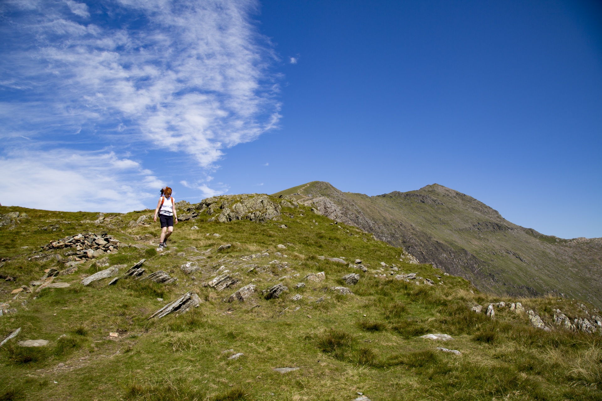 Snieguotė,  Slėnis,  Valų Kalba,  Kalnai,  Snowdon,  Uk,  Lauke,  Kiauras,  Kalnas,  Natūralus