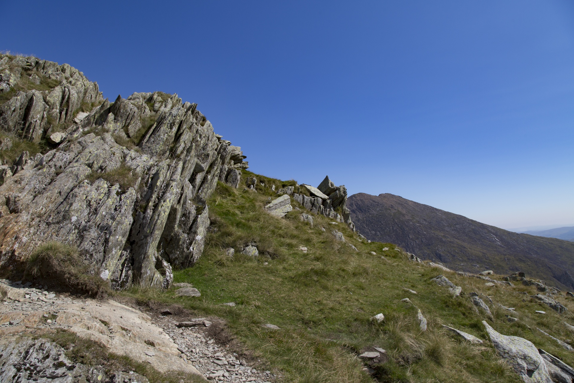 Snieguotė,  Slėnis,  Valų Kalba,  Kalnai,  Snowdon,  Uk,  Lauke,  Kiauras,  Kalnas,  Natūralus