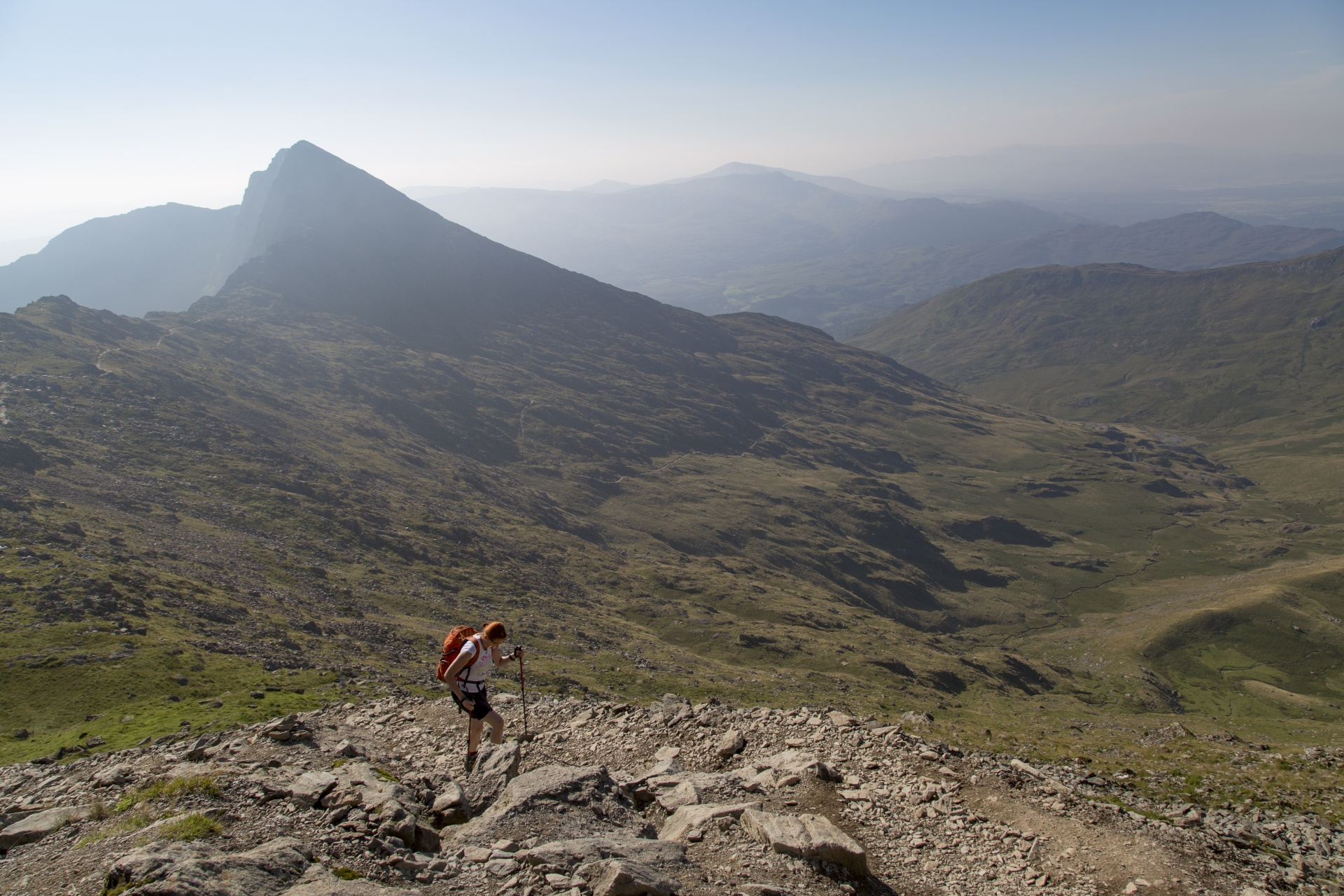 Snieguotė,  Slėnis,  Valų Kalba,  Kalnai,  Snowdon,  Uk,  Lauke,  Kiauras,  Kalnas,  Natūralus