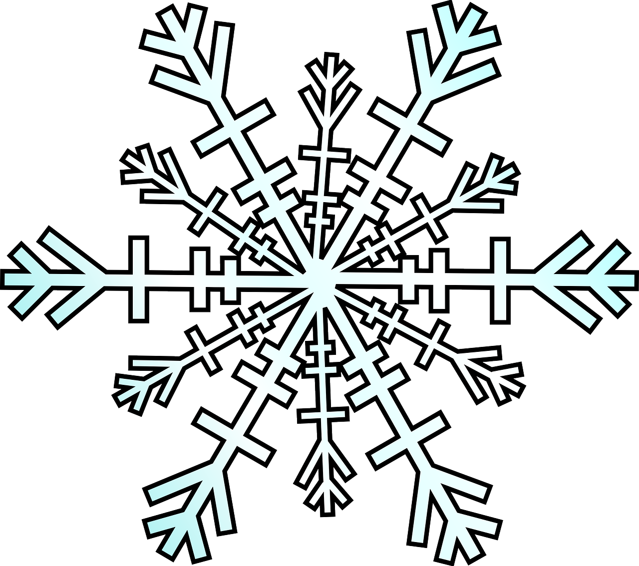 Snaigė, Meteorologija, Sniegas, Simetrija, Kristalas, Oras, Žiema, Ledas, Šaltis, Nemokama Vektorinė Grafika