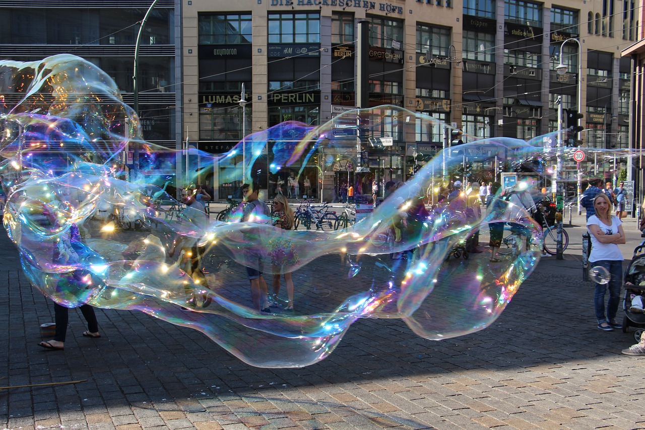 Muilo Burbuliukai, Berlynas, Milžiniškas Burbulas, Nemokamos Nuotraukos,  Nemokama Licenzija