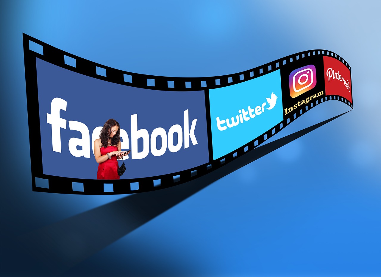 Socialinis, Twitter, Facebook, Instagram, Pinterest, Apps, Filmas, Ritė, Filmas, Kinas