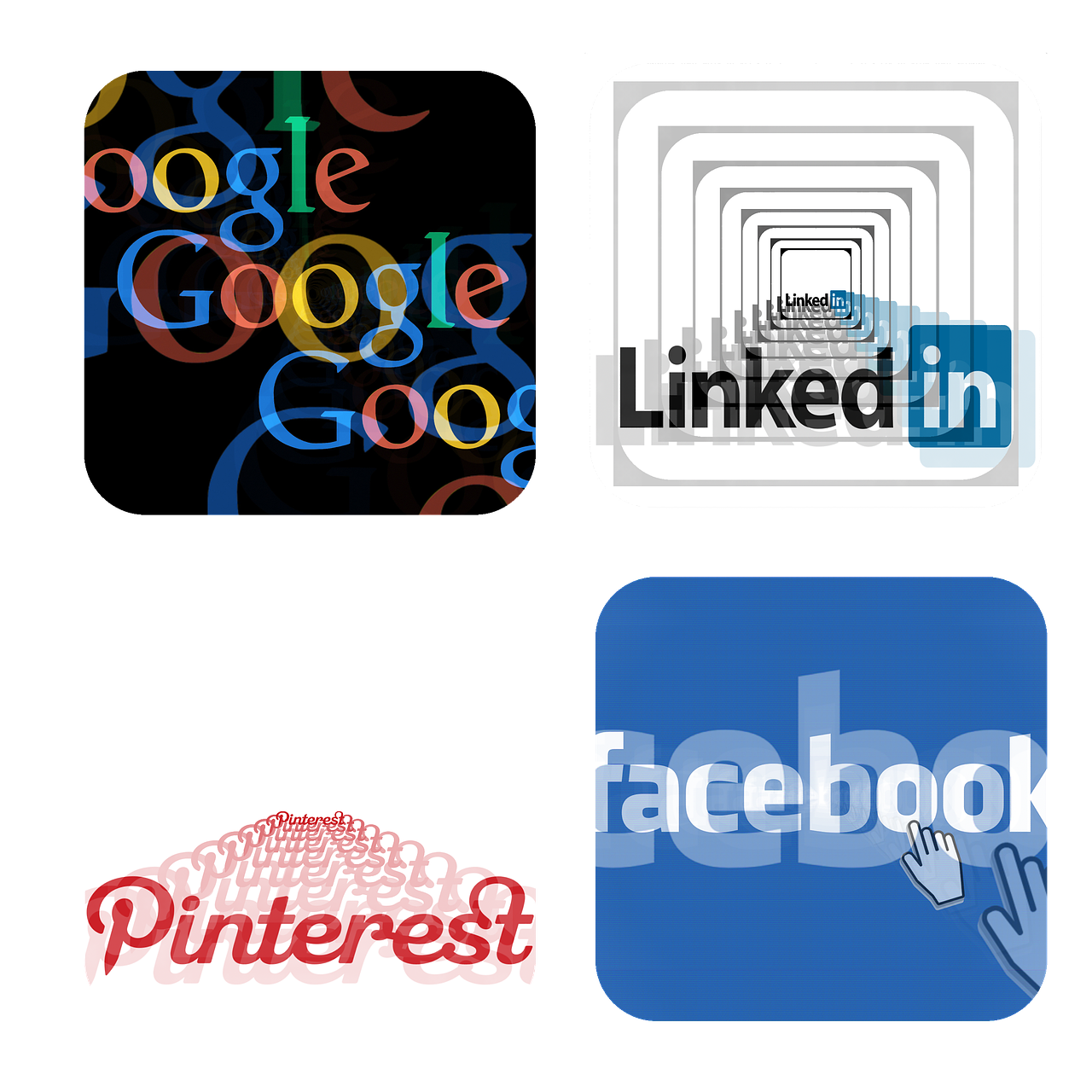 Socialinė Žiniasklaida, Google Susietas, Pinterest, Facebook, Piktograma, Mygtukas, Tinklas, Žiniasklaida, Internetas, Www