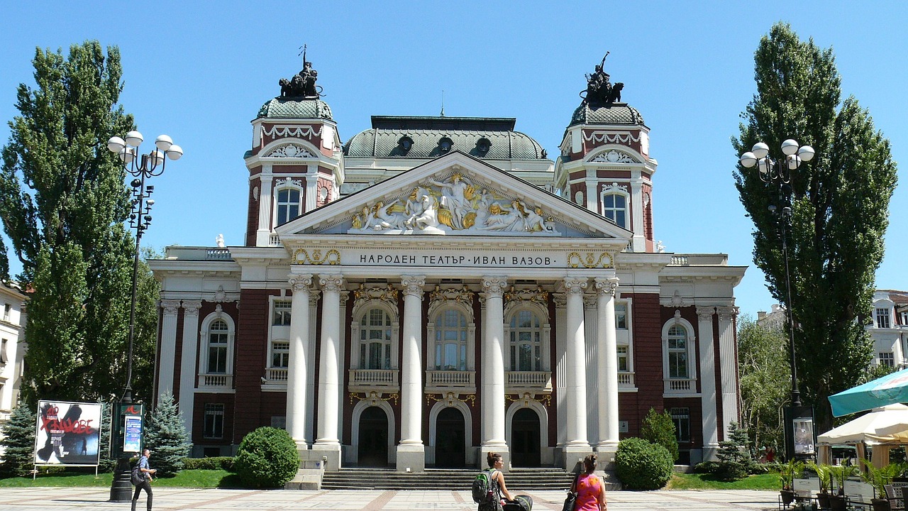 Sofia, Nacionalinis Teatras, Bulgarija, Nemokamos Nuotraukos,  Nemokama Licenzija