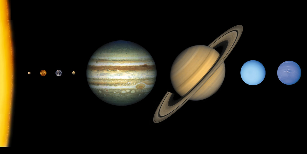Saulės Sistema, Saulė, Planeta, Dydžio Palyginimas, Erdvė, Kosmoso Kelionės, Nemokamos Nuotraukos,  Nemokama Licenzija