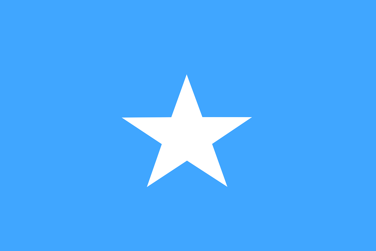 Somalia, Vėliava, Nacionalinis, Šalis, Simbolis, Somalian, Tauta, Ženklas, Simboliai, Nemokama Vektorinė Grafika