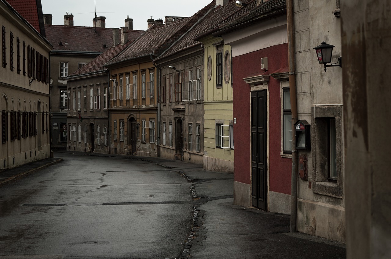 Sopron,  Vengrija,  Gatvė,  Metai,  Statyba,  Miestas,  Architektūra,  Vasara,  Lietingą,  Turizmas